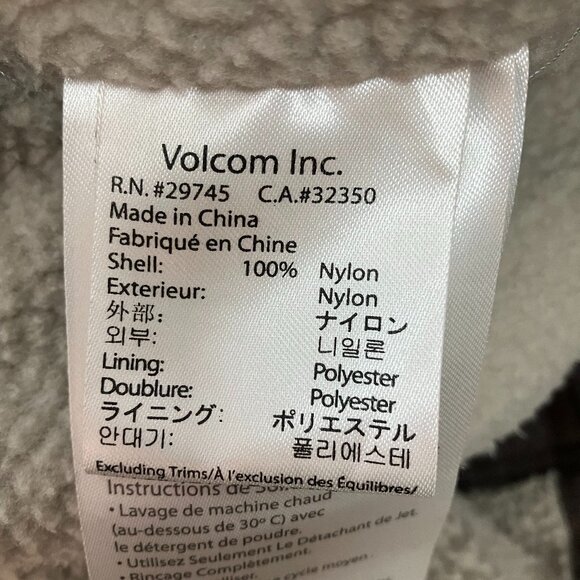 Volcom Womens Brown Tribute Parka Thermonite Snowboard Ski Long Coat Size M - Picture 12 of 16